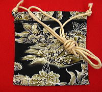 唐獅子牡丹の柄 義若オリジナル お祭り!和柄ポシェット!